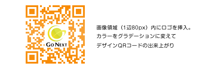 簡単作成 オリジナルのイラストなどのデザインqrコードを作ってみた Go Nextブログ