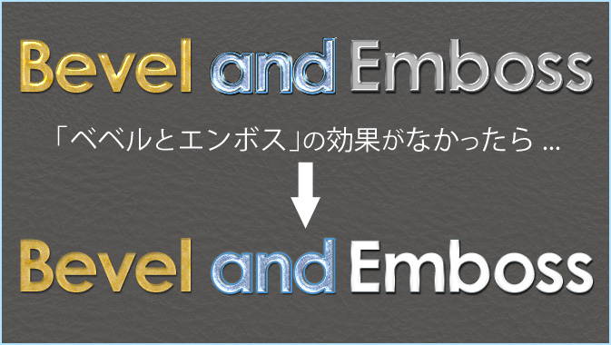 Photoshopの立体表現 べベルとエンボス をマスターせよ Go Nextブログ